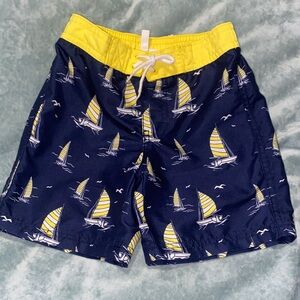 Janie and Jack Sailboat Swim Shorts